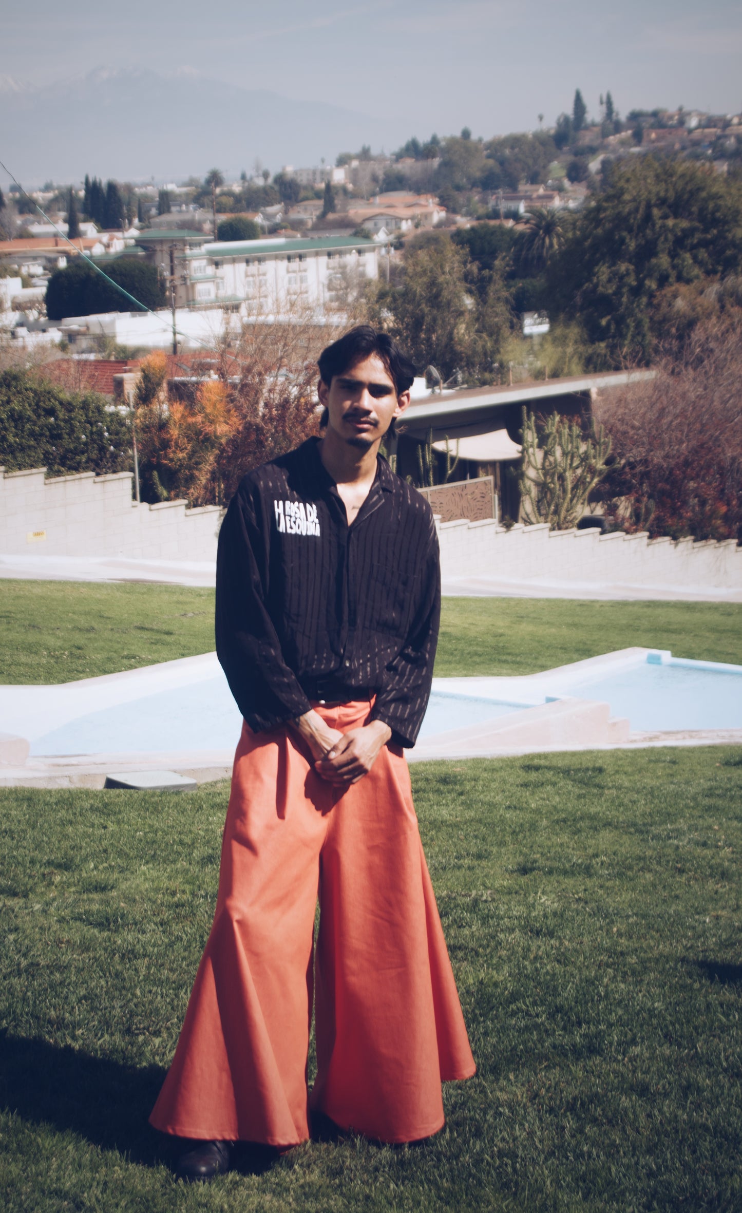 Lucia Coral palazzo pant