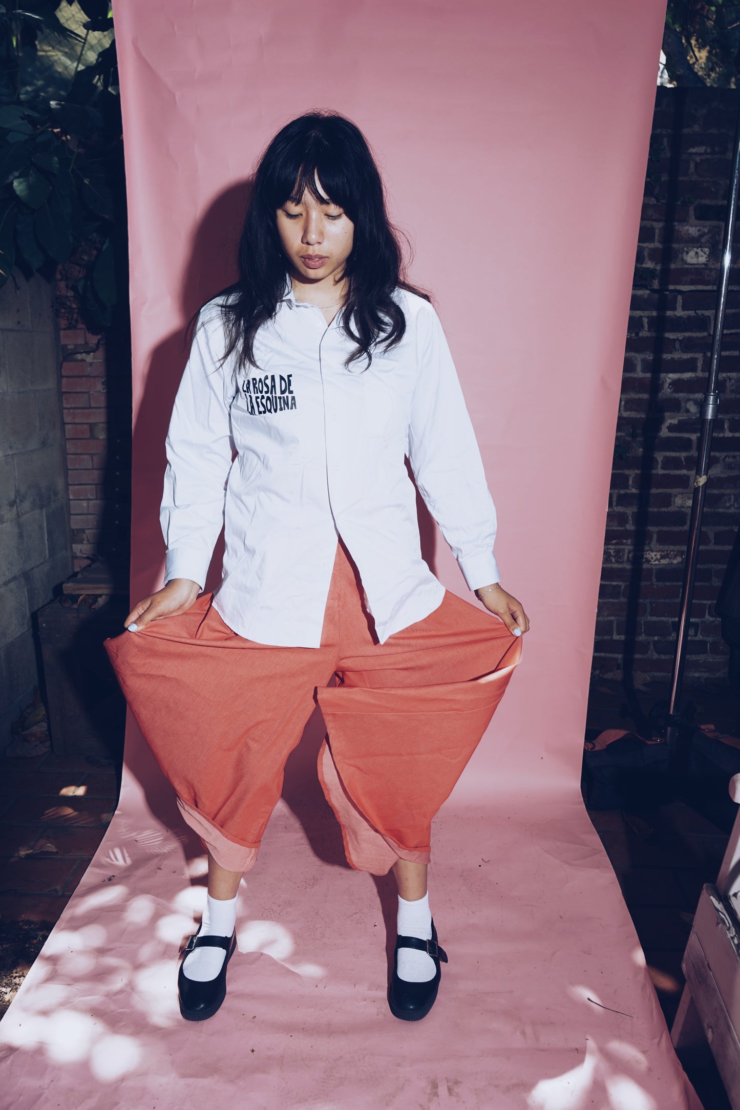 Lucia Coral palazzo pant