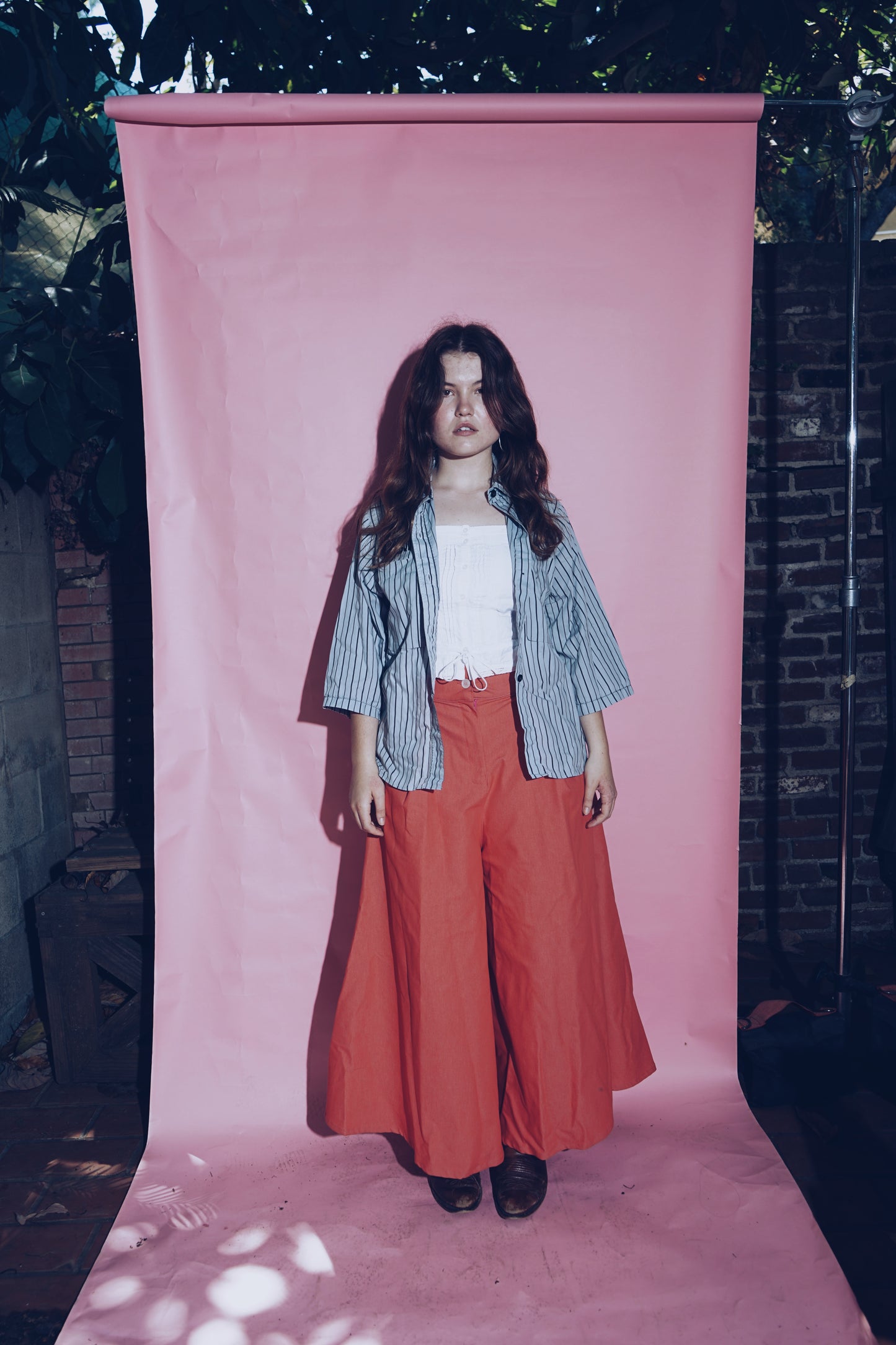 Lucia Coral palazzo pant