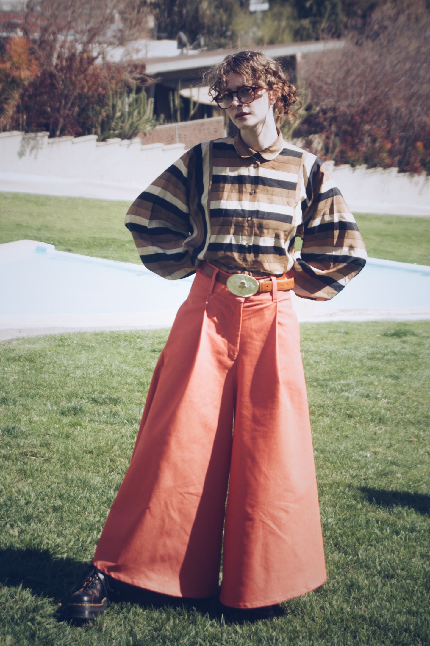 Lucia Coral palazzo pant