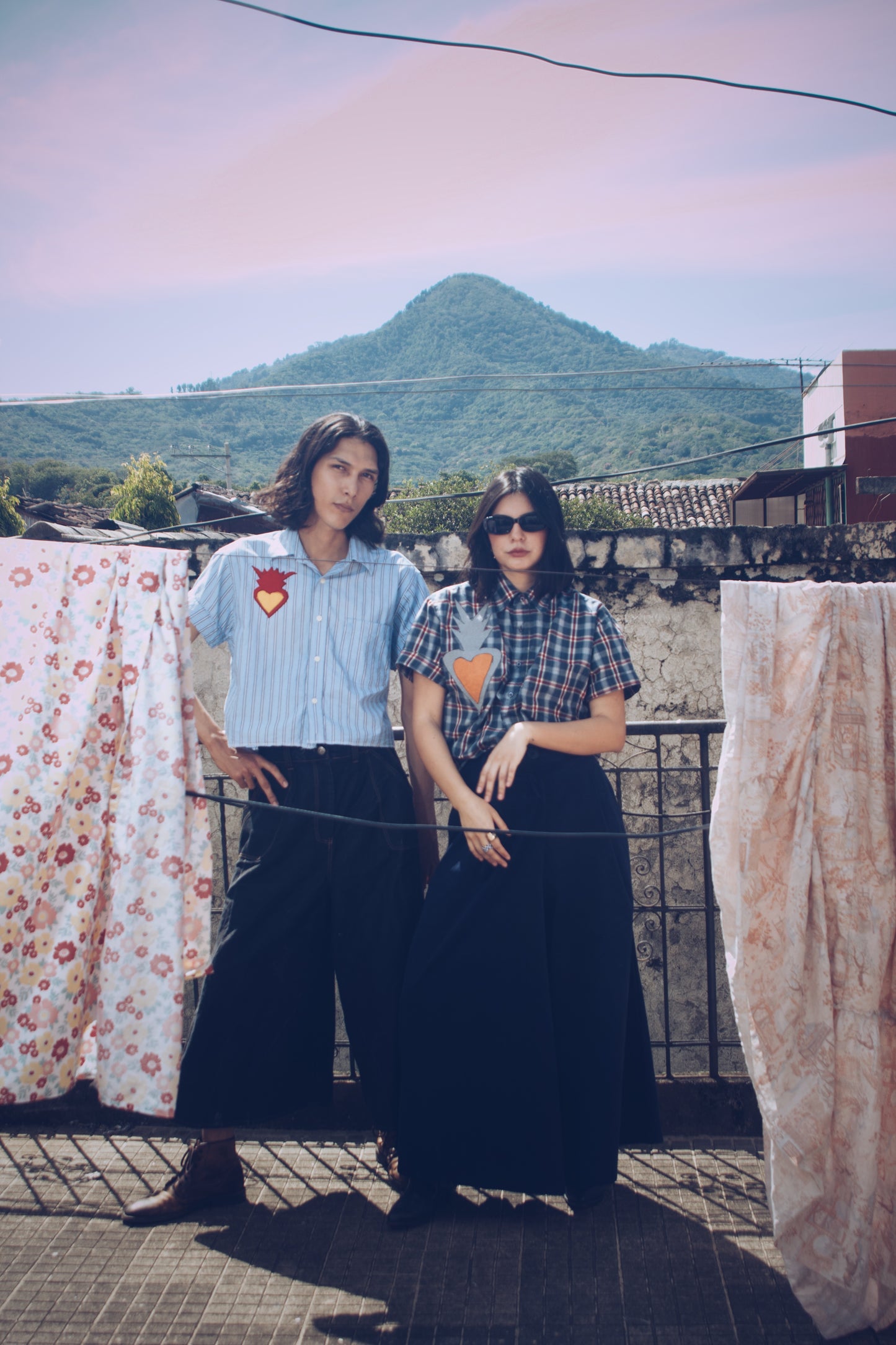 Sagrado corazon button down